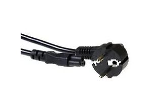 8716065113877 - Power Kabel Netzstecker CEE7 7 Stecker (gewinkelt) - C5 Schwarz 3 m