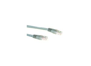 8716065129588 - Grey 1 meter u utp CAT6 patch cable with RJ45 connectors Cat6 u utp grey 100m (IB8001) (IB8001) - ACT