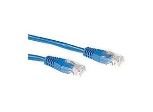 8716065129984 - Blue 1 meter u utp CAT6 patch cable with RJ45 connectors Cat6 u utp blue 100m (IB8601) (IB8601) - ACT