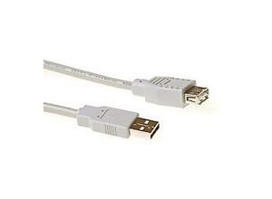 8716065188721 - USB 20 A male - USB A female ivory 180 m Length 18 m Usb 20 a-a m f ivory 180m (SB2200) (SB2200)