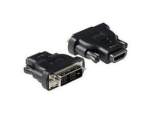 8716065321708 - ACT Adapter DVI 18+1 Pin Male HDMI Female Schwarz