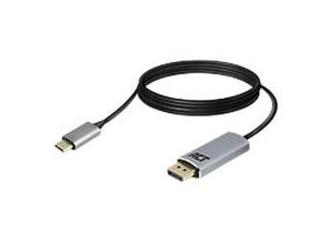 8716065395532 - Act AC7035 1 x USB C Stecker auf 1 x Display Port Female Anschlusskabel 18 m Grau