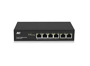 8716065409239 - 6 Port Netzwerk-Switch 10 100Mbps4X Poe+ (30W) Port