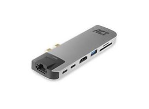 8716065470932 - Adapter - usb-c Thunderbolt 3™ auf hdmi - mit Gigabit-Ethernet   2 x usb-a   2 x usb-c   Kartenleser   Thunderbolt™ Pass-through   pd Pass-through