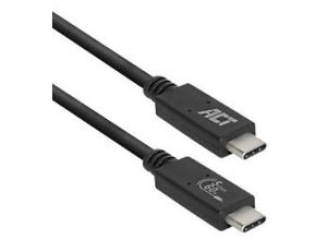 8716065501896 - USB-C-Kabel AC7402 Schwarz 2 m