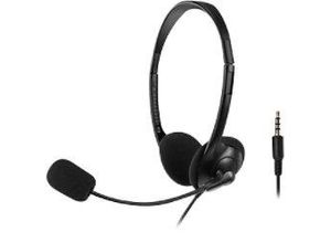 8716065514803 - Stereo-Headset Verkabelt Kopfbügel Mikrofon Schwarz