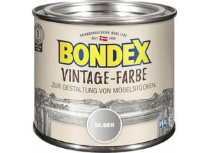 8716242841470 - Vintage-Holzfarbe silber 375 ml Vintagefarbe Möbelfarbe Holzschutzfarbe - Bondex