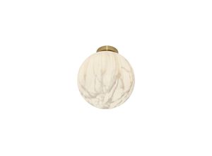 8716248087247 - Its about Romi Deckenleuchte Carrara in Weiß und Gold E27 325mm - white