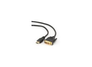 8716309043441 - HDMI-zu-DVI-Kabel (vergoldete Stecker 3 Meter) [Vereinigtes Königreich] - HDMI-zu-DVI-Kabel (vergoldete Stecker 3 Meter) [Spanien - Gembird