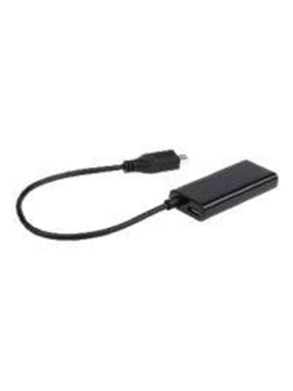 8716309078719 - A-MHL-002 - Micro usb - hdmi - Männlich weiblich - Schwarz - Samsung Galaxy sii (A-MHL-002) (A-MHL-002) - Gembird