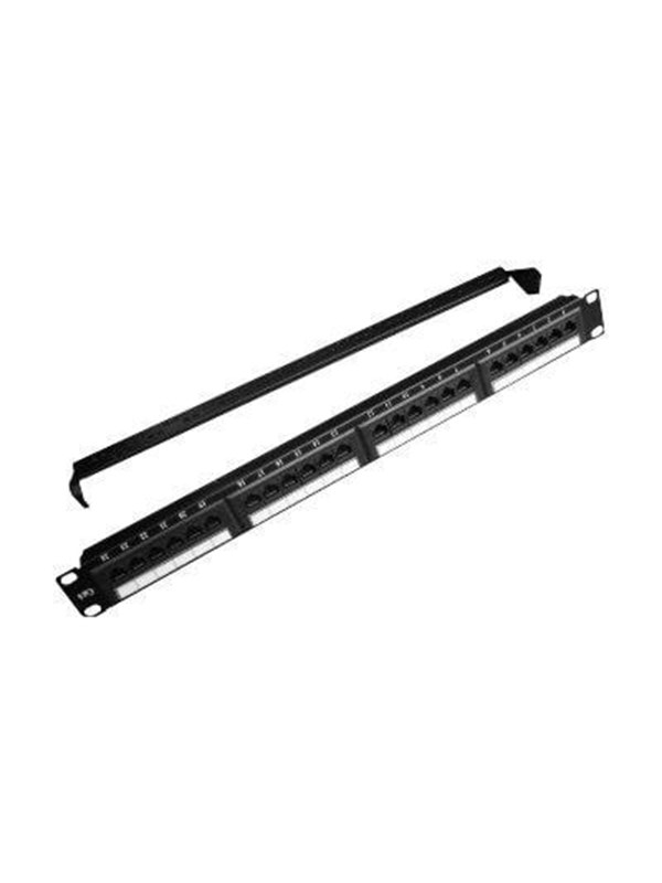 8716309079594 - NPP-C524CM-001 - patch panel with cable management - 1U - 19