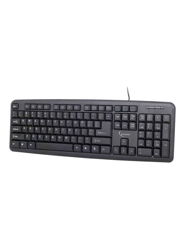 8716309083980 - KB-U-103 - keyboard - US - black - Tastaturen - Englisch - US - Schwarz