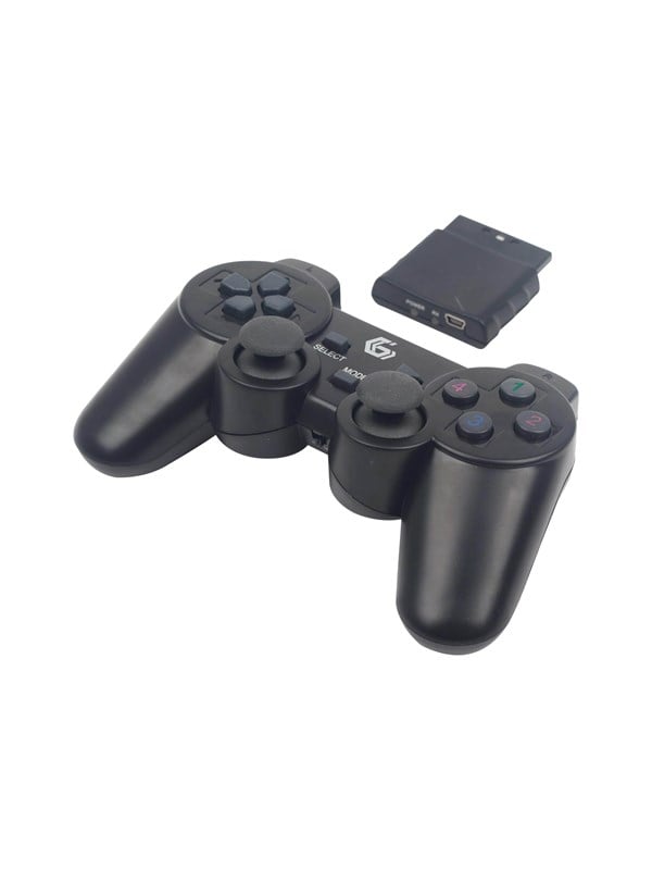 8716309087629 - GEMBIRD JPD-WDV-01 - Game Pad - 12 Tasten - kabellos - 24 GHz - für Sony PlayStation 2 Sony PlayStation 3