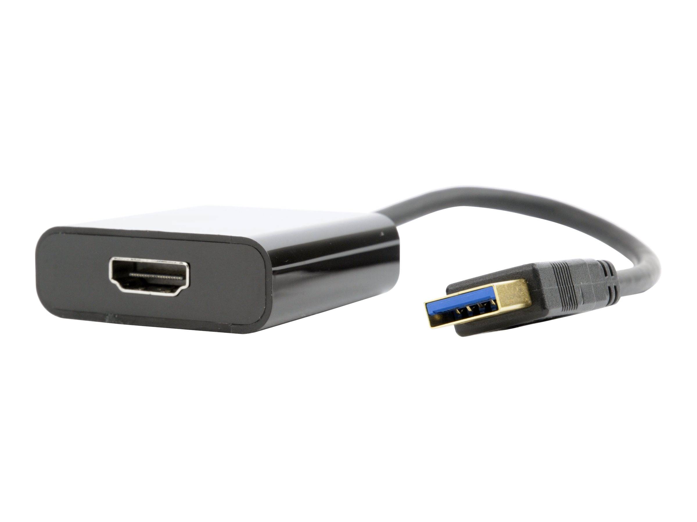 8716309099141 - Cablexpert - Adapterkabel - USB Typ A männlich zu HDMI weiblich - 15 cm - Schwarz - 1080p-Unterstützung