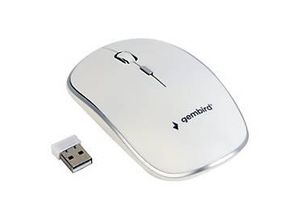 8716309104159 - GEMBIRD Maus OPT WIRELESS 4 Tasten inkl nano USB weiß