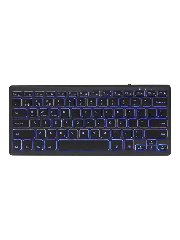 8716309113595 - KB-BTRGB-01-DE - Tastatur - Hintergrundbeleuchtung - kabellos - Bluetooth 30 - QWERTZ