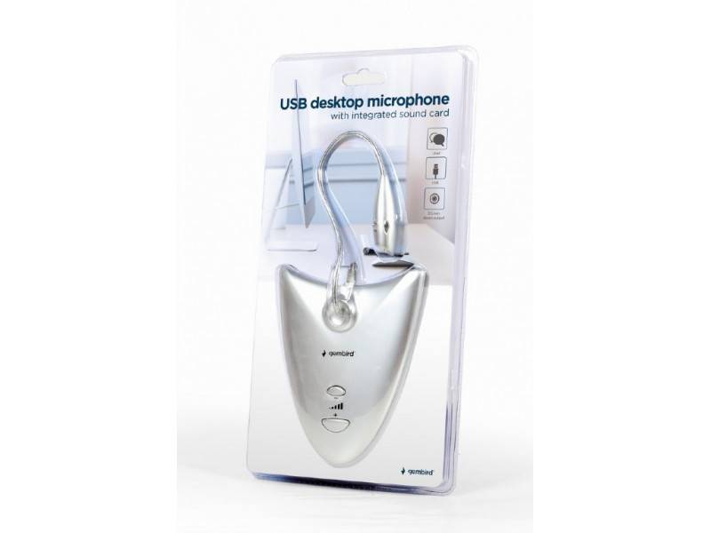 8716309117371 - gembird USB 20-Tischmikrofon mit integrierter Soundkarte