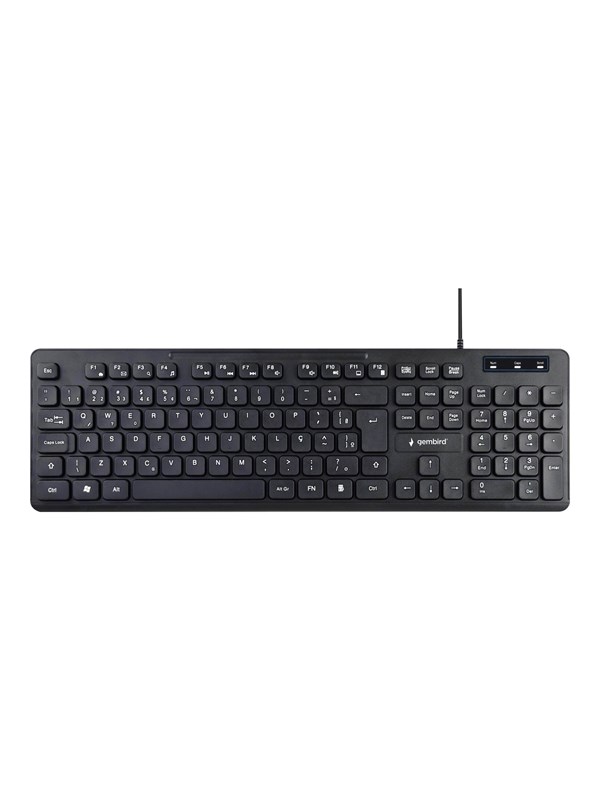 8716309117654 - KB-MCH-04 - keyboard - US - black - Tastaturen - Englisch - US - Schwarz