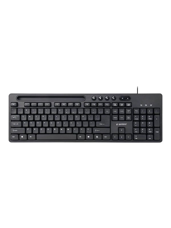 8716309118118 - KB-UM-108 - keyboard - Tastaturen - Englisch - US - Schwarz