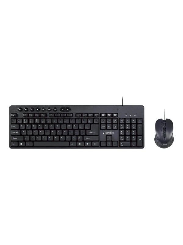 8716309118125 - KBS-UM-04 - keyboard and mouse set - US - black - Tastatur & Maus Set - Englisch - US - Schwarz