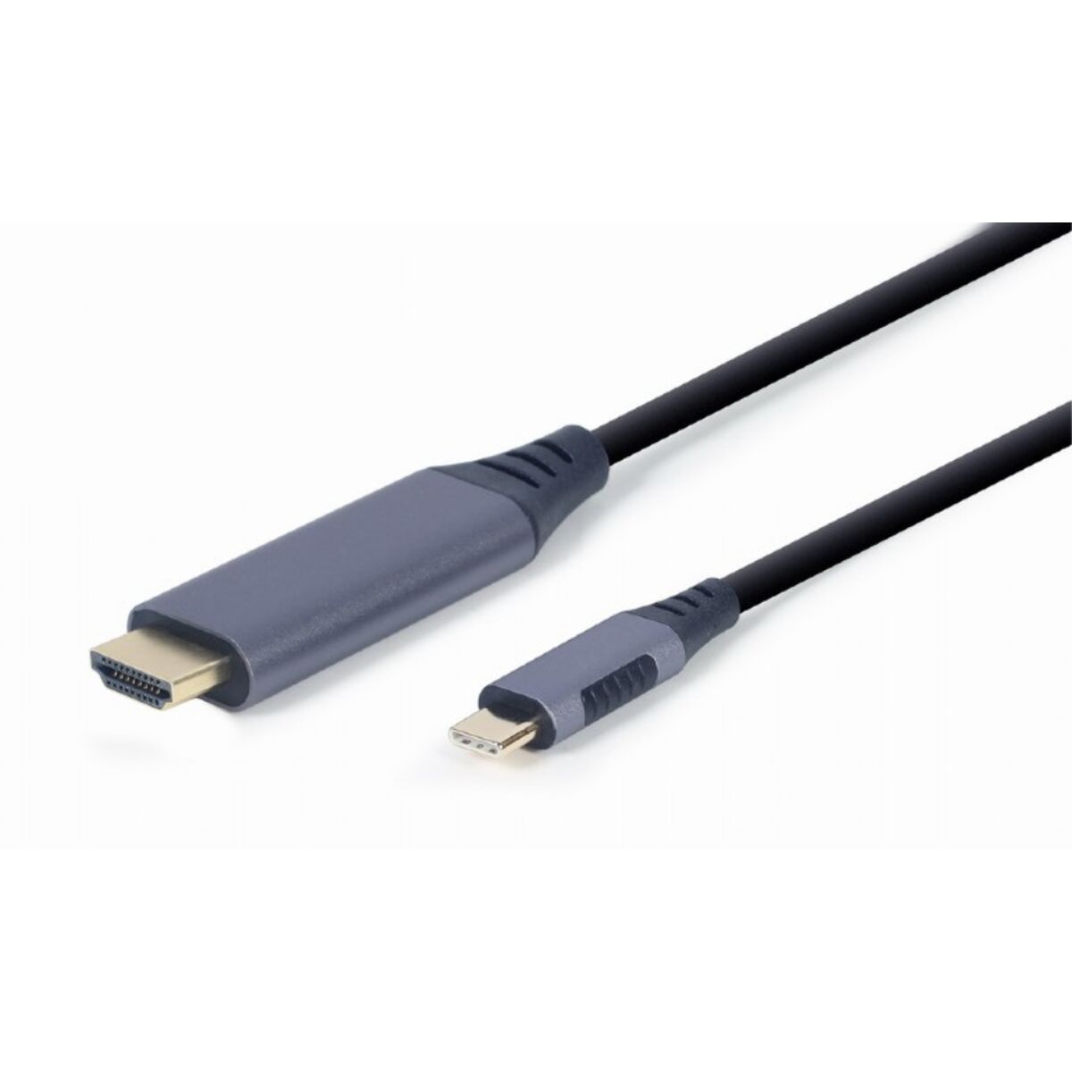 8716309121408 - HDMI-zu-DVI-Adapter GEMBIRD CC-USB3C-HDMI-01-6 Schwarz Grau 18 m 8716309121408 - HDMI-zu-DVI-Adapter GEMBIRD CC-USB3C-HDMI-01-6 Schwarz Grau 18 m