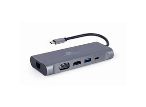 8716309121477 - A-CM-COMBO7-01 Notebook-Dockingstation Port-Replikator USB 32 Gen 1 (31 Gen 1) Type-A Grau