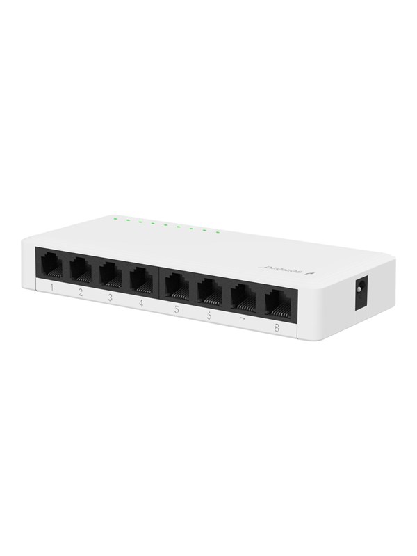 8716309123020 - NSW-G8-01 Unmanaged Gigabit Ethernet Netzwerk-Switch (10 100 1000) Weiß - Black