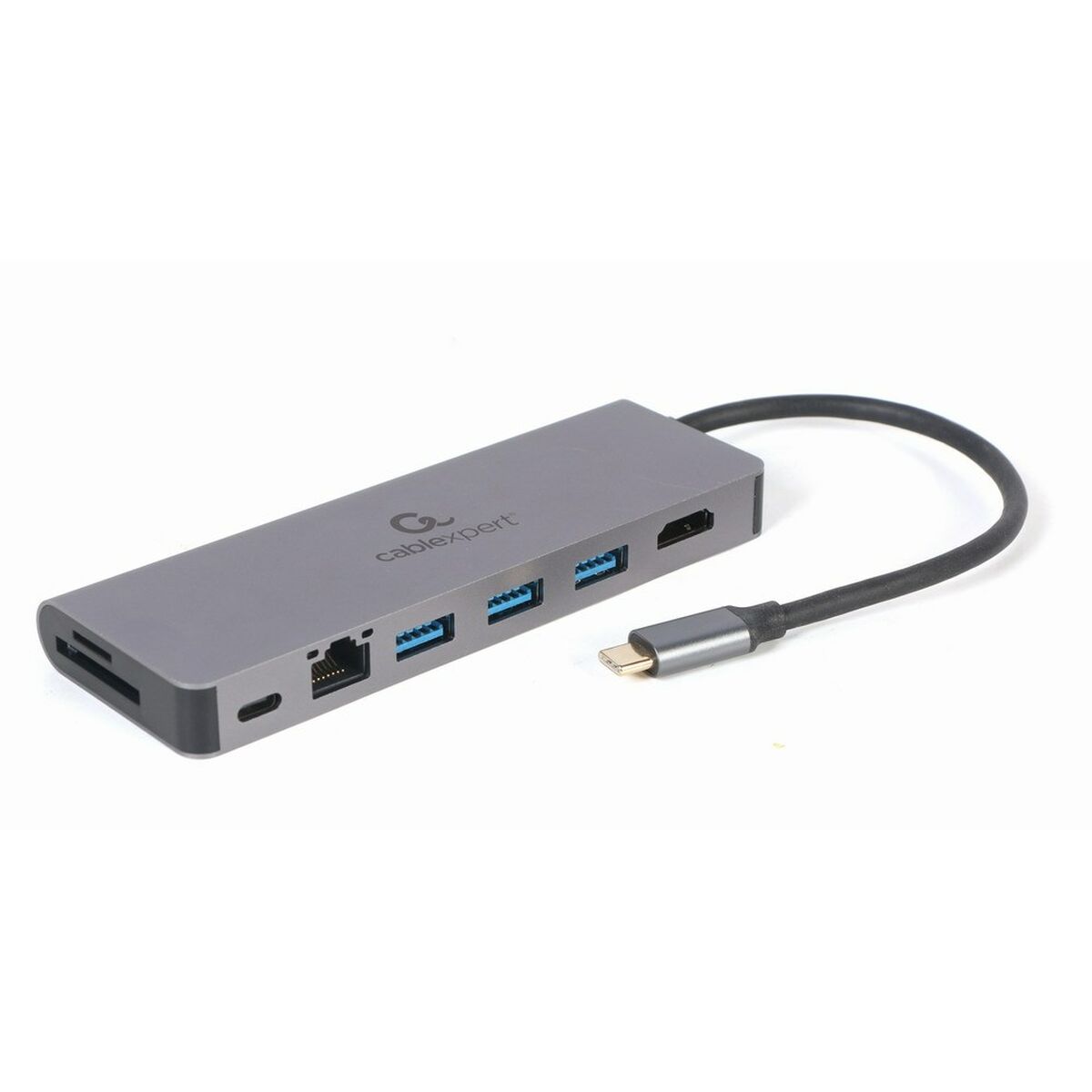 8716309127097 - A-CM-COMBO5-05 usb Typ-C 5-in-1 Multi-Port-Adapter (Hub + hdmi + pd + Kartenleser + lan) - Gembird