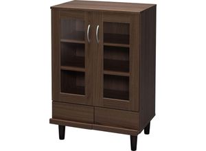 8716382203817 - Aufbewahrungsmöbel Buffet Geschirrschrank Schrank 3 Türen 3 verstellbare Regale Zeitgenössisch Design Küche Esszimmer Wohnzimmer - Kabinett 8716382203817 - Aufbewahrungsmöbel Buffet Geschirrschrank Schrank 3 Türen 3 verstellbare Regale Zeitgenössisch Design Küche Esszimmer Wohnzimmer - Kabinett