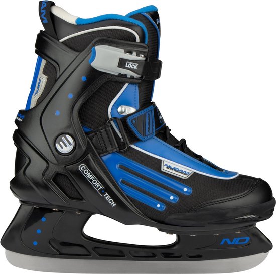 8716404250584 - Eishockey Schlittschuhe - Semi-Softboot - Schwarz Blau - Größe 46