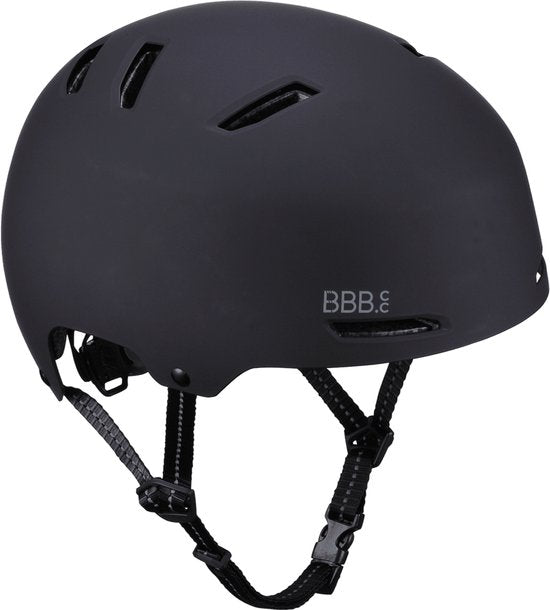 8716683131154 - BBB Cycling Wave Kinder Radfahren Helm - Radfahren Helm Kinder - Weihnachtsgeschenk Kind - Radfahren Helm Mädchen und Jungen - Matte Black - Größe M - BHE-150