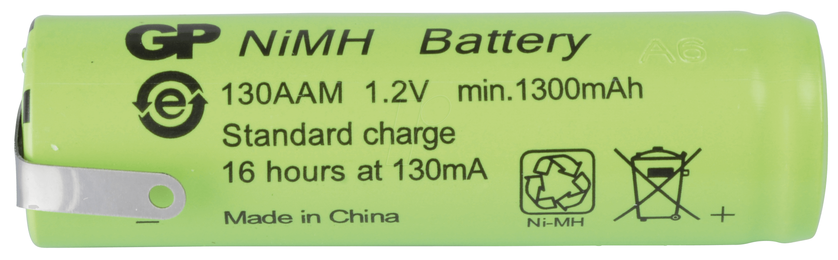 8716778900597 - NH GP 130AAH-1Z - NiMh Akku AA (Mignon) 1300 mAh 1er-Pack