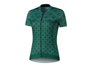 8717009454612 - Ws SAGAMI Short Sleeve Zip Jersey Green