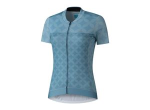 8717009454667 - Ws SAGAMI Short Sleeve Zip Jersey Aqua Blue