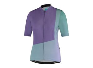 8717009491273 - Womans SUMIRE Short Sleeve Jersey Purple Green