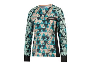 8717009493055 - Womans SAIKO Long Sleeve Jersey Black Green