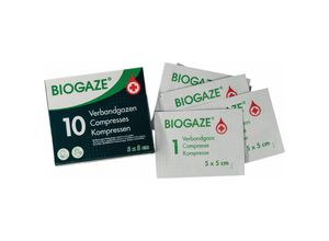 8717154533255 - BIOGAZE Kompressen 5x5 cm 2er-Set
