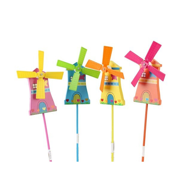 8717255020319 - Windmühle Wetterfahne aus Holz Icare Distribution