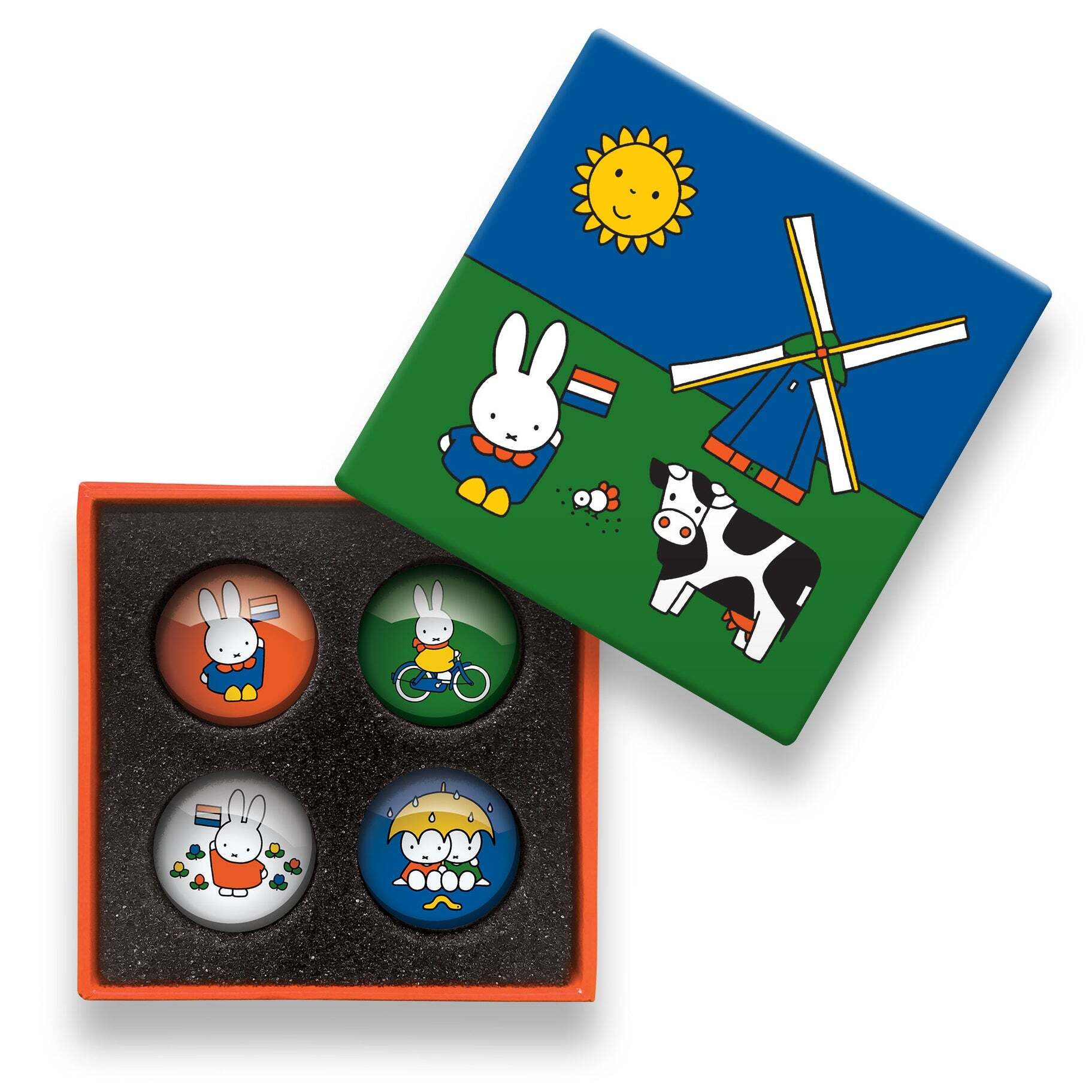 8717259156786 - Miffy Glasmagneten (x4)