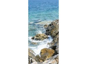 8717266319037 - 2lif - Textilposter Kyros Meer Strand xxl Banner Poster aus Stoff ca 90 x 180 cm