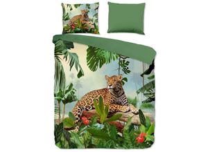 8717285190624 - - Bettwäsche-Set jungle 240x200 220 cm Mehrfarbig Mehrfarbig