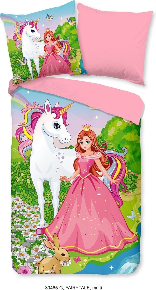 8717285215594 - Kinderbettbezug Fairytale - Multi - (135x200 cm)