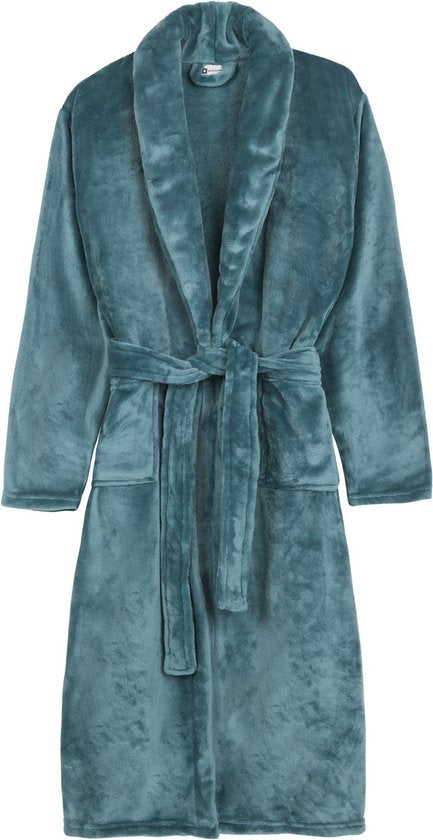 8717285238050 - Bademantel Nr0301 petrol - XL XXL - Blau