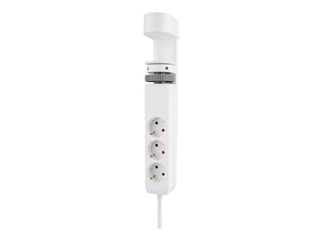 8717371449360 - DS22-840WH6 Tischsteckdose (14m) mit Klemme USB-C + USB-A Schnellladung weiß 8717371449360 - DS22-840WH6 Tischsteckdose (14m) mit Klemme USB-C + USB-A Schnellladung weiß