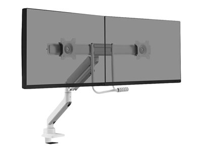8717371449490 - by Newstar DS75-450WH2 - Befestigungskit (Gelenkarm Kabeldurchführungsklemme Topfix Klemme) - full-motion - für 2 LCD-Displays - weiß - Bildschirmgröße 432-813 cm (17-32)