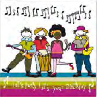 8717414003832 - Doppelkarte | Lets party its your birthday | Karte