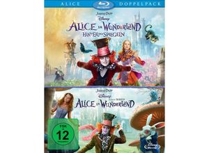 8717418489120 - Alice im Wunderland + Alice im Wunderland 2 Hinter den Spiegeln (Blu-ray)