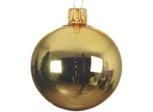 8717427887702 - Goldene Weihnachtskugel ø 6 cm