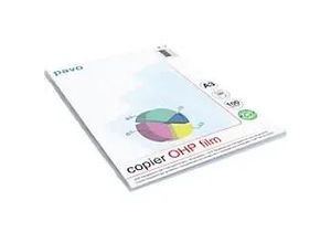 8717448011902 - Pavo Copier OHP Folie DIN A3 Transparent 297 cm x 42 cm 50 Stück