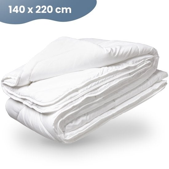 8717456004866 - Luxuriöse ultraweiche Bettdecke 140 x 220 - Hotelqualität - Einzelbettdecke - Anti-Allergie - Ganzjährig - für das ganze Jahr geeignet